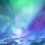 Beauty of Northern lights Iceland