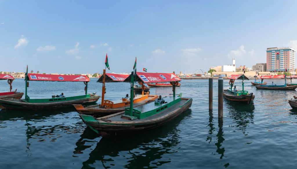 Cruise Along Dubai Creek on a Traditional Abra