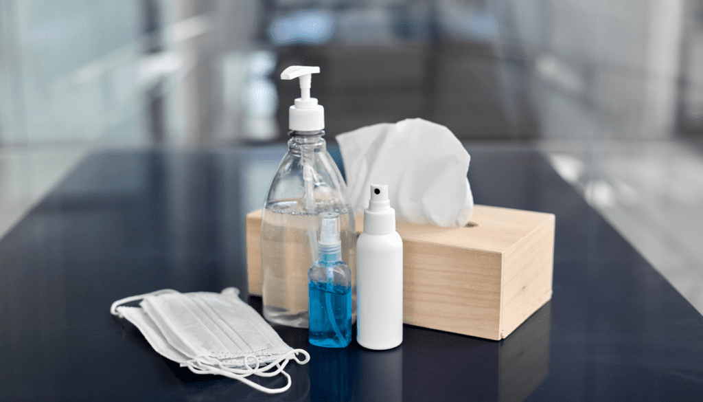 Hygiene Essentials_ Tissues and Hand Sanitizer