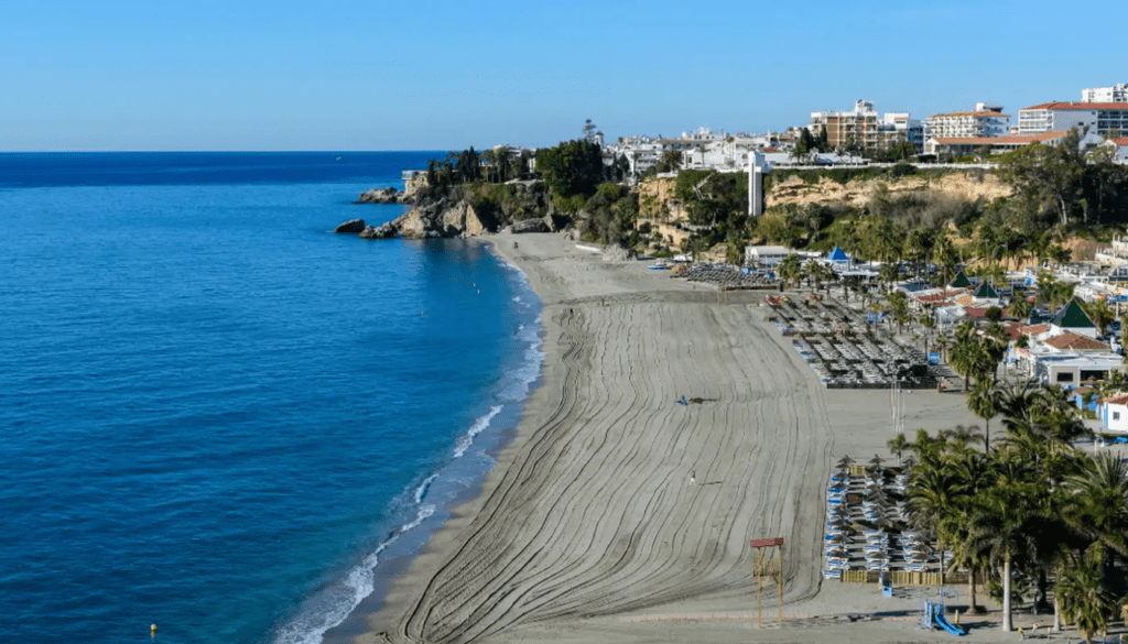 Playa de Burriana – Golden Sandy Haven in Nerja