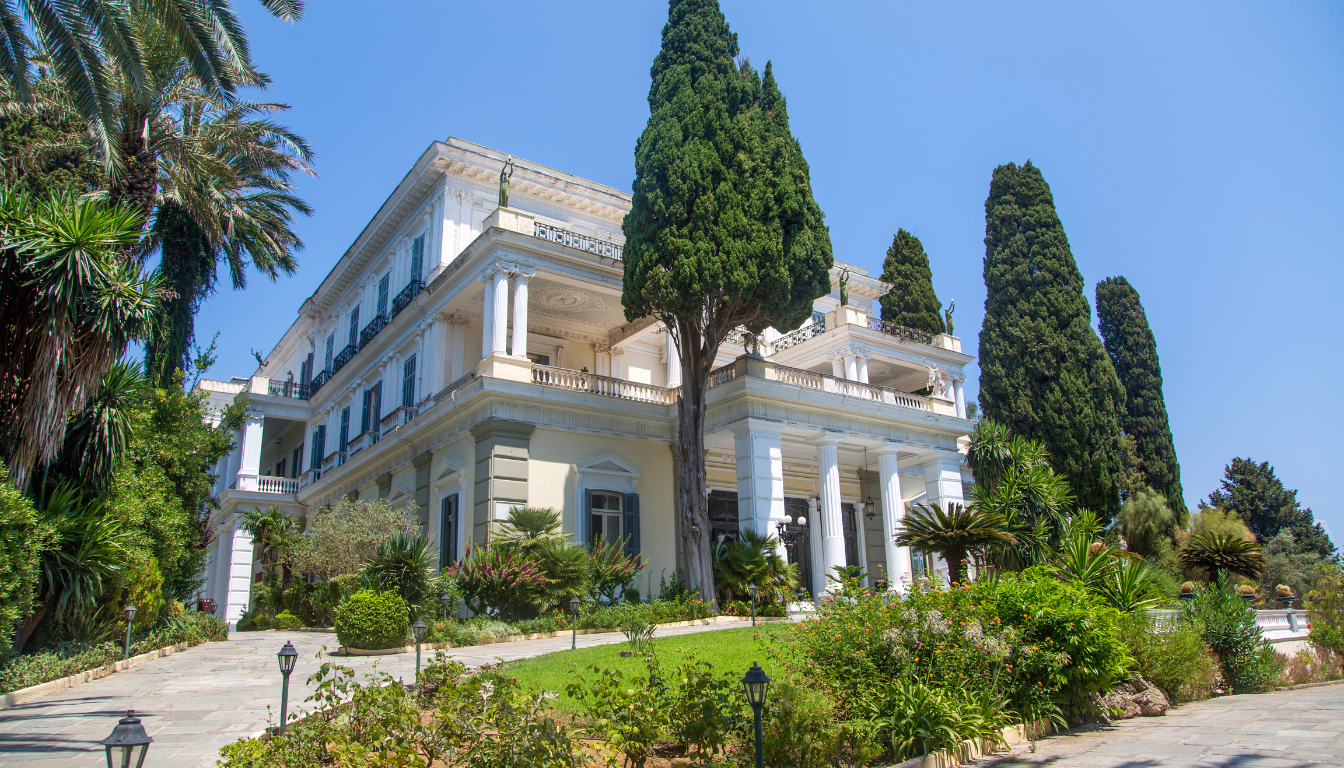 The Achilleion Palace in Corfu