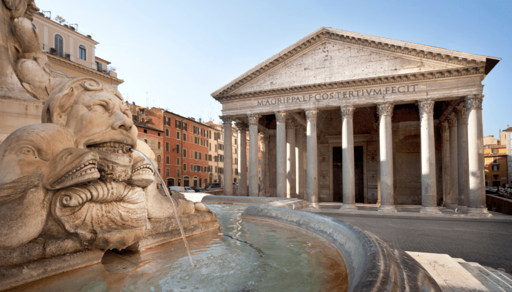 The Pantheon and Piazza Navona