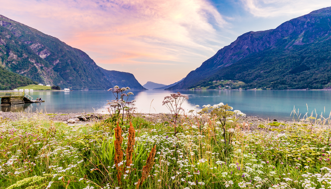 The Peaceful Village of Skjolden and Cruising Sognefjord