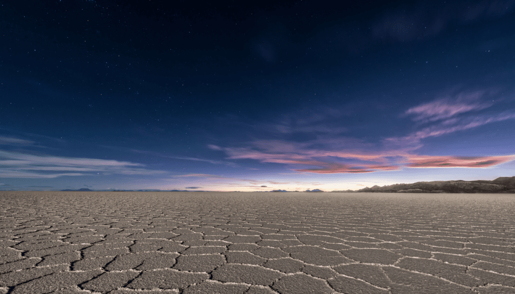 The Salar de Uyuni Salt Flats