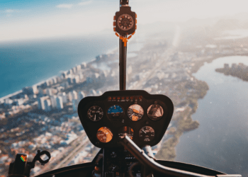 Aerial adventures_ Thrilling Helicopter rides over iconic landscapes