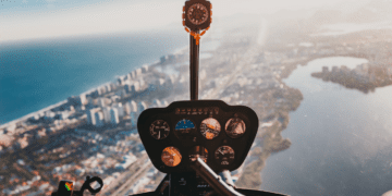 Aerial adventures_ Thrilling Helicopter rides over iconic landscapes